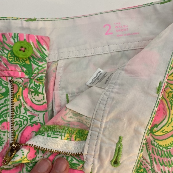 Lilly Pulitzer The Walsh Shorts Pink Flamingo - Picture 6 of 6